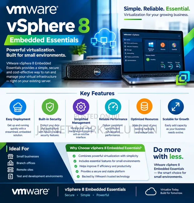 VMware vSphere 8 Embedded Essentials - 1