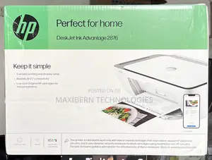 HP DeskJet 2876 All-in-One WiFi Colour Printer, Scanner, Copier