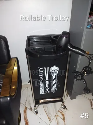 Salon Trolley with Workstation