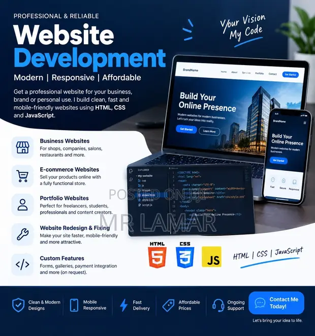 Professional Website Development - Business & E-Commerce - 1