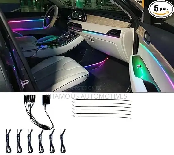 Car Ambient Light with Remote Control - 1