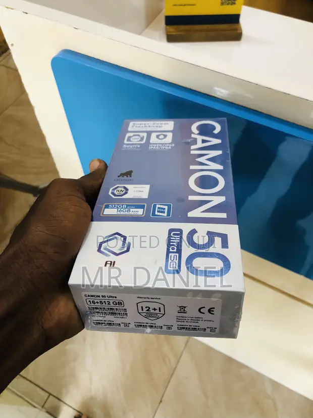 New Tecno Camon 50 Pro 256GB Black - 1