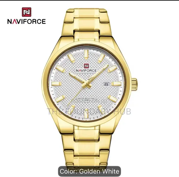 Naviforce Gold Watch - Brand New - 1