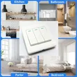PC Tech 3-Gang Light Switch Cover - 3