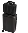 2pcs Suitcase Set: 14" & 20" PC Hard Shell - 1