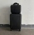 2pcs Suitcase Set: 14" & 20" PC Hard Shell - 2