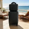 2pcs Suitcase Set: 14" & 20" PC Hard Shell - 4