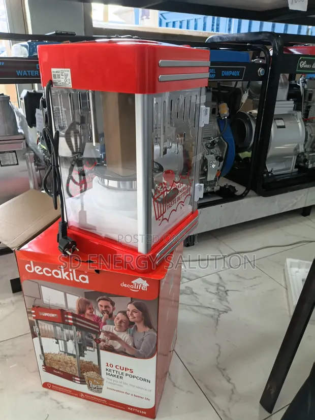 Decakila Kettle & Popcorn Maker - Red - 1