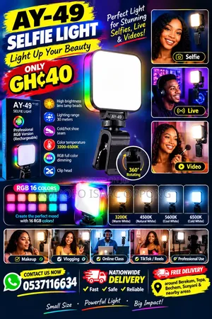 Rechargeable Pocket Selfie Light