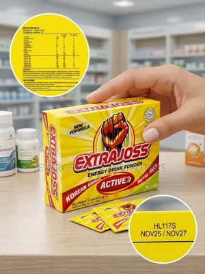 ExtraJoss Active Energy Drink Powder - Korean Ginseng & Royal Jelly