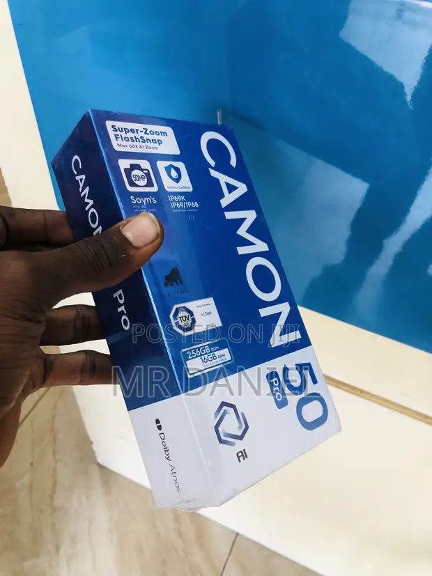 New Tecno Camon 50 Pro 256GB Gray - 1