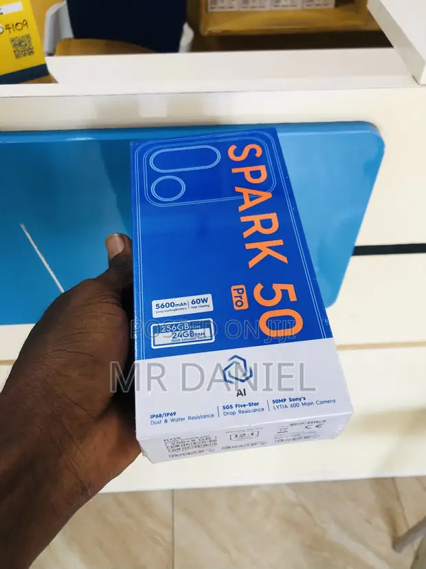 New Tecno Spark 50 Pro 256GB Black - 1