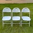 Foldable Funback Chairs (White) - 1