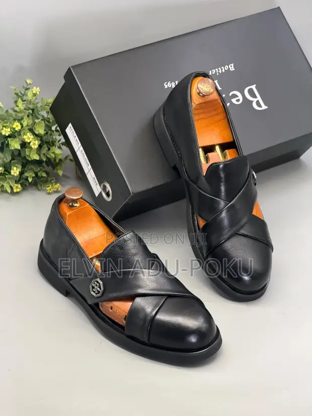 Berluti Casual Cross Leather Shoes - 1