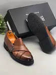 Berluti Casual Cross Leather Shoes - 3