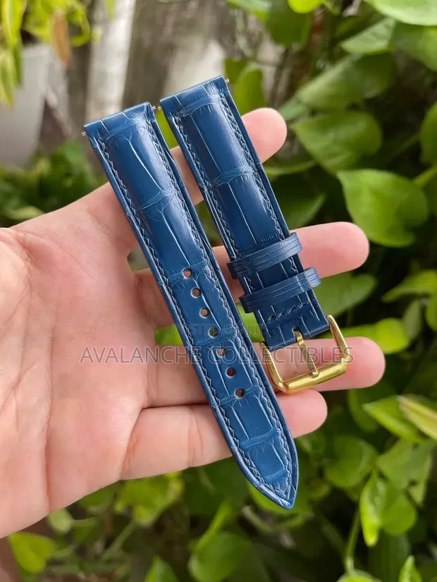 Genuine Full Grain Leather Watch Strap - 20, 22, 24mm - 1