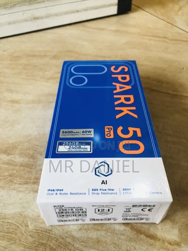 New Tecno Spark 50 Pro 256GB Blue - 1