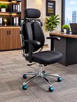 Royal Comfort Ergonomic Office Chair - Black - 3