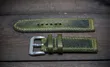 Genuine Leather Strap - Army Green - 2