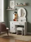 Dressing Table with LED Lighted Mirror - 2