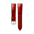 Genuine Red Leather Watch Strap (20, 22, 24mm) - 4