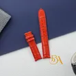 Genuine Red Leather Watch Strap (20, 22, 24mm) - 5