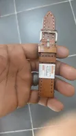 Genuine Handmade Leather Tan Watch Strap - Sizes 20, 22, 24 - 2