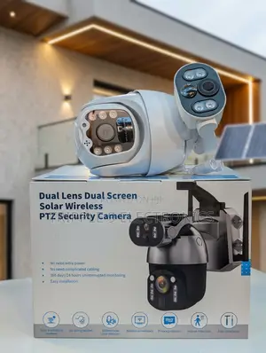 4G Solar Dual Lens PTZ CCTV Camera