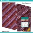 Hollantex 100% Cotton Fabric - 6 Yards - 5
