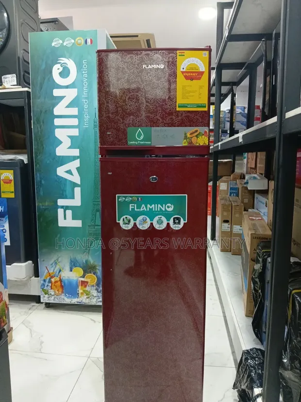 Flamino Double Door Refrigerator - Brand New - 1