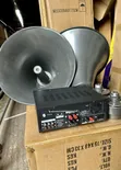 Reflex Horn Speaker and Amplifier Set - 2