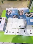 Rocker Socket and Switches - White - 2