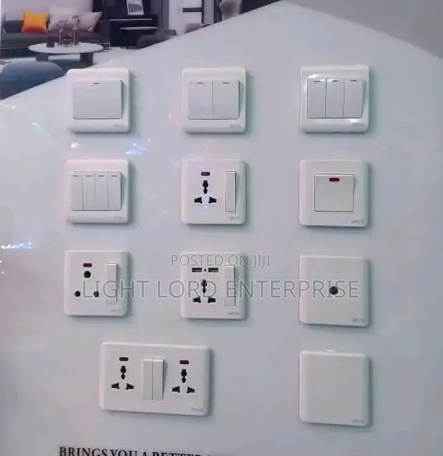 Spacetek Vanta Black Socket and Switch - 1
