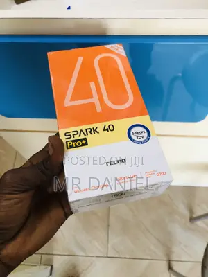 New Tecno Spark 40 Pro+ 256GB Black