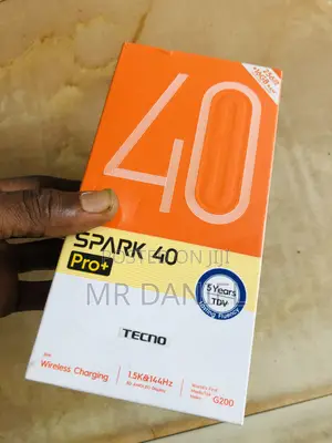 New Tecno Spark 40 Pro+ 256GB Black