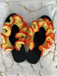 Crochet Slippers - Handmade Wool - 1