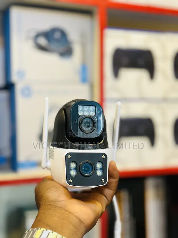 V380 Pro Dual-Lens 4G/WiFi Smart CCTV Camera - 1
