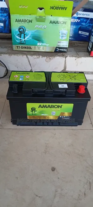 Amaron Car Battery - 80 Ah, DIN 80L