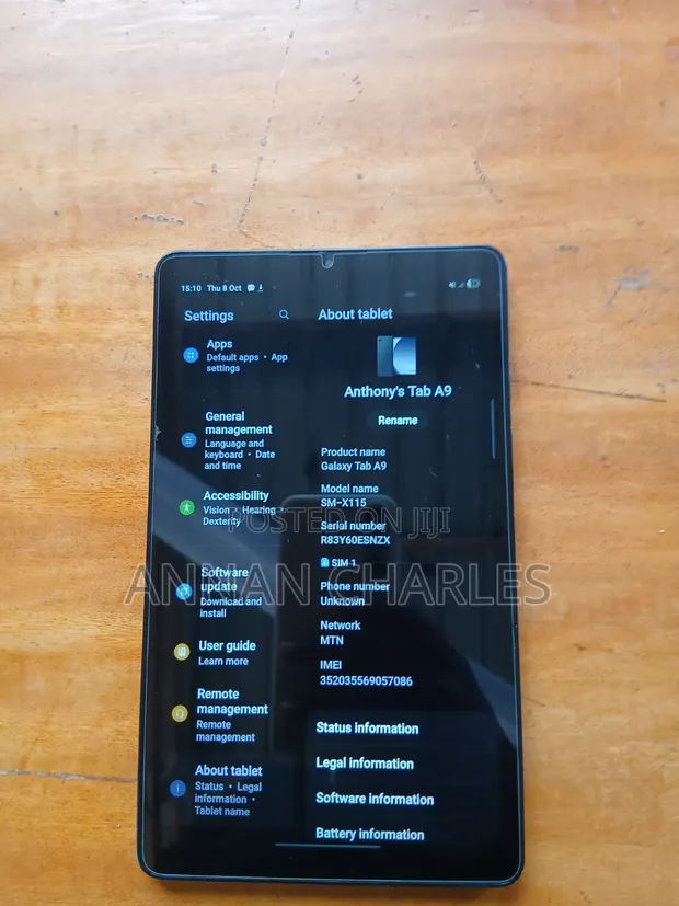 Samsung Galaxy Tab A9 64GB Black - 1