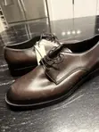 Zara Men's Brown Leather Oxfords - Size 41 - 2