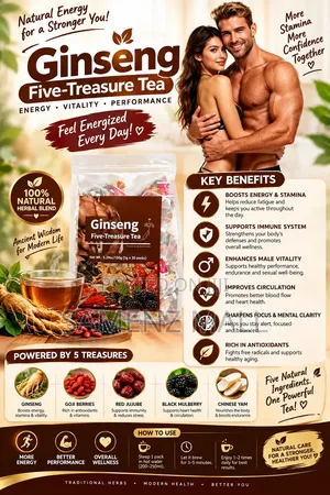 Ginseng Five-Treasure Herbal Tea