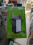 King LED 90,000 mAh Power Bank with Built-in Cables - 1