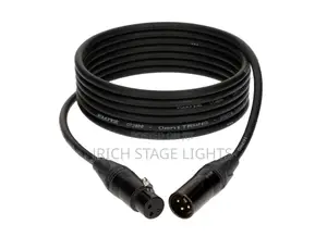 2m DMX Cable for Stage Lights (3-Pin)