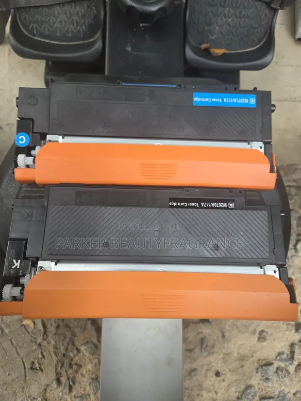 Set of 3 HP 117A Toner Cartridges (Black, Cyan, Magenta) - 1