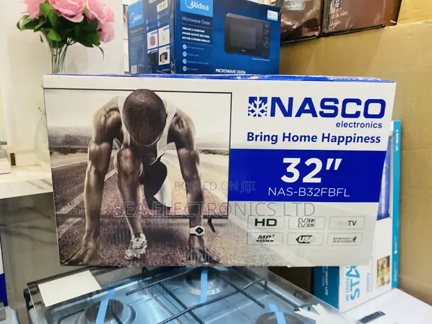 Nasco 32-Inch LED Digital Satellite TV (DVB-T2/S2) - 1