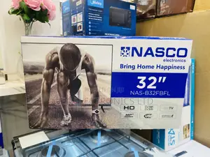 Nasco 32-Inch LED Digital Satellite TV (DVB-T2/S2)