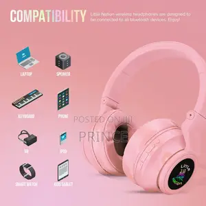 JST 31 Pink Stereo Headphones