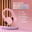 JST 31 Pink Stereo Headphones - 3