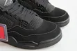 Air Jordan 4 Retro Triple Black Sneakers - 2