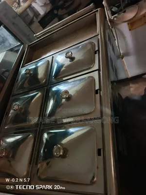 Stainless Steel Gas Food Trolley